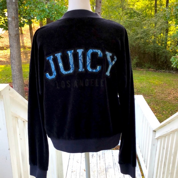 Juicy Couture Black Label Velour Jacket - Picture 1 of 4